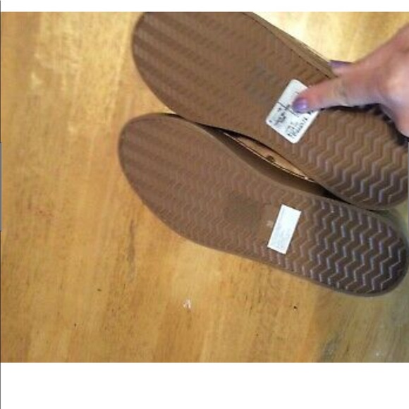 New FREE PEOPLE Tan Fur Gold Slip-on Sneaker 38 - Picture 8 of 10